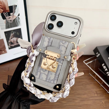 CD Bag Scarves Chain iPhone Case