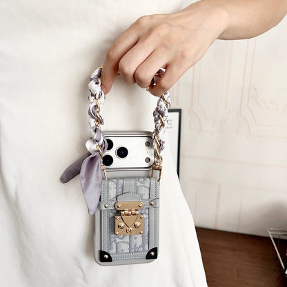 CD Bag Scarves Chain iPhone Case