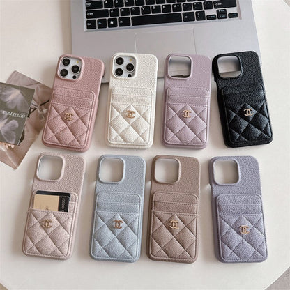 CC Card Bag Color iPhone Case