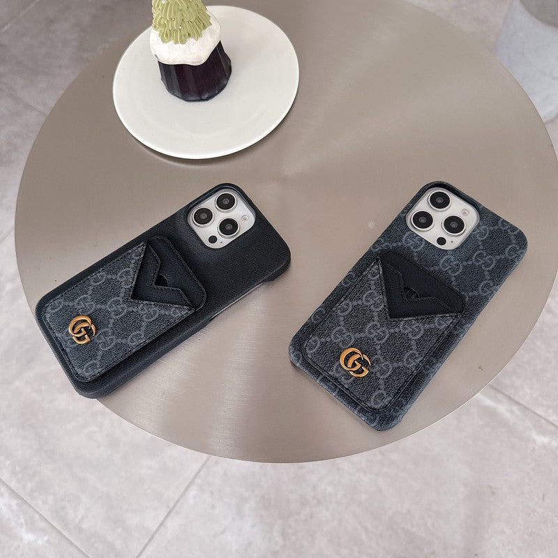 GG Card Holder Color iPhone Case