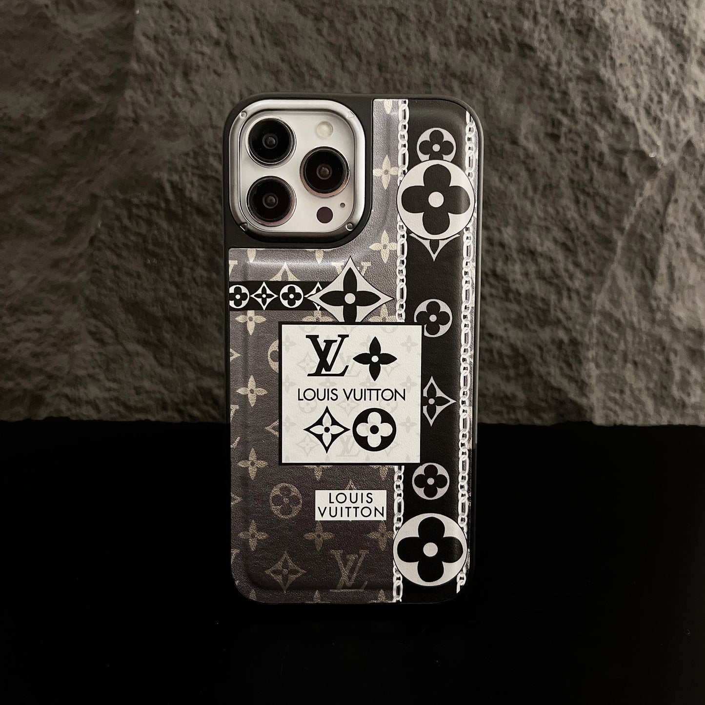 Lou Plating Leather iPhone Case