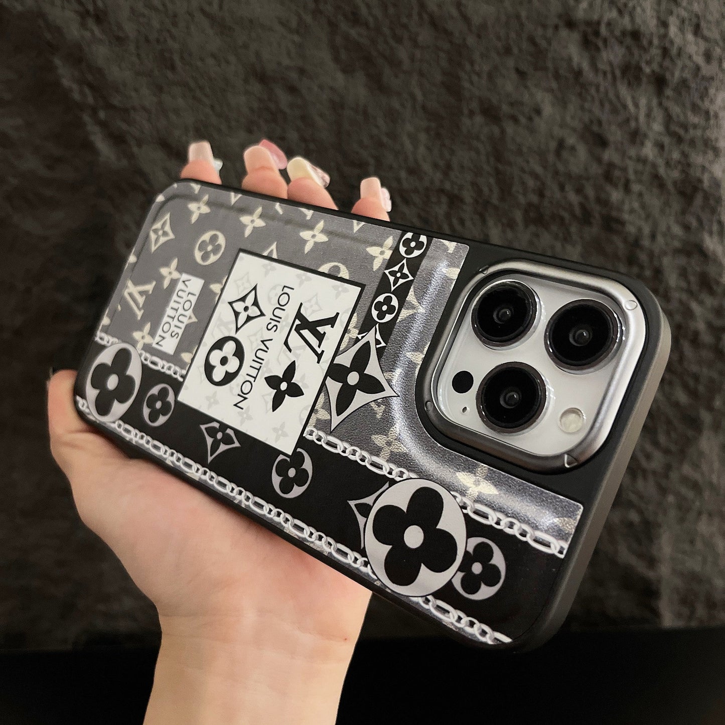 Lou Plating Leather iPhone Case