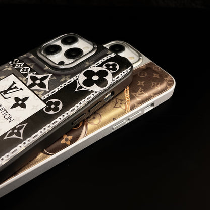 Lou Plating Leather iPhone Case