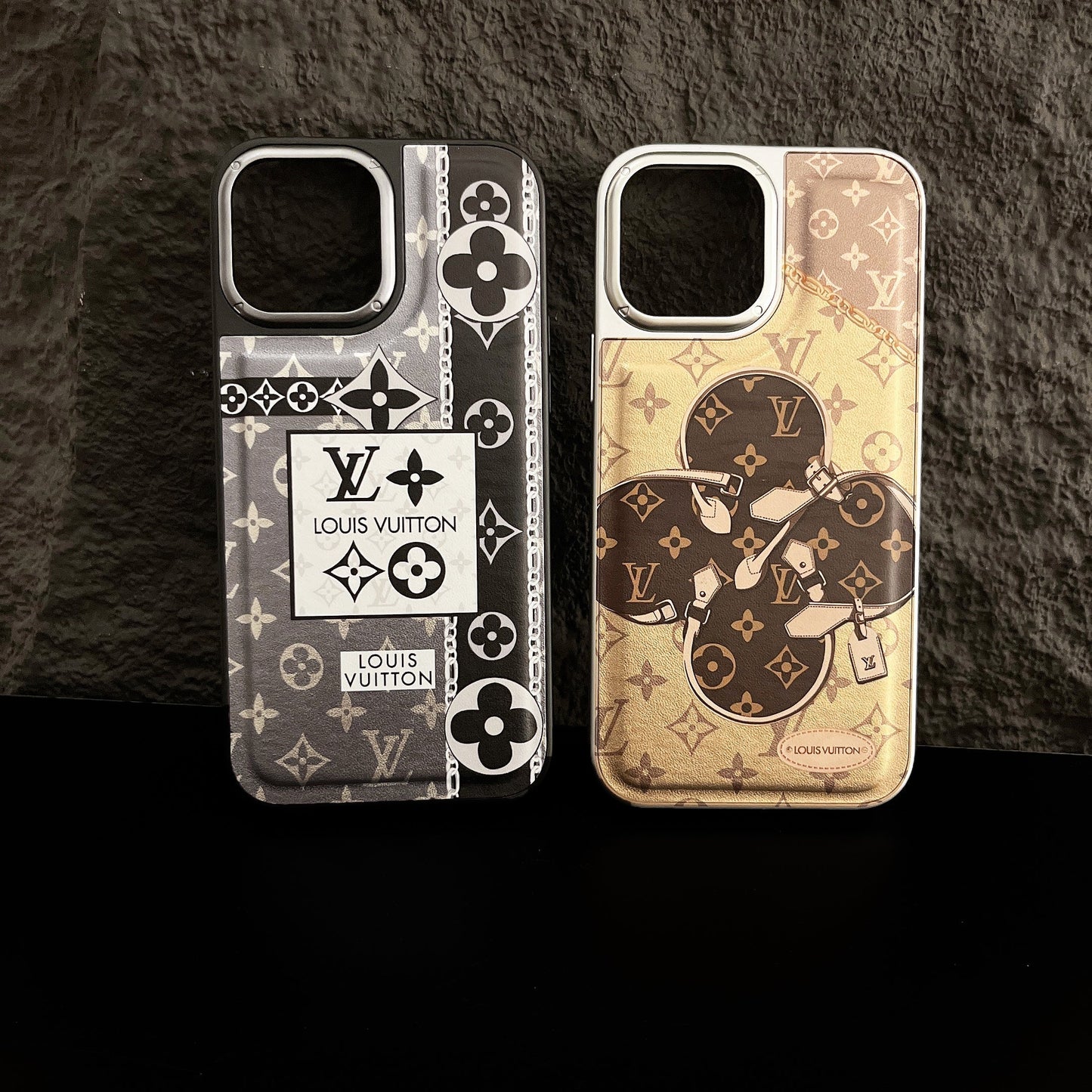 Lou Plating Leather iPhone Case