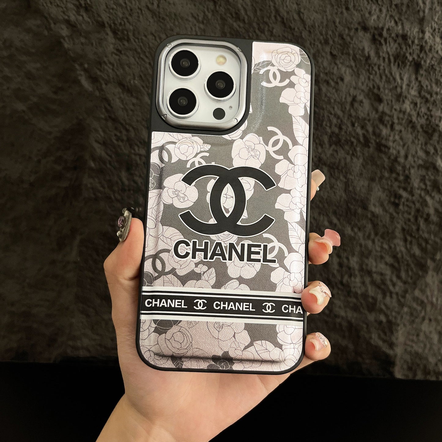 CC Plating Leather iPhone Case