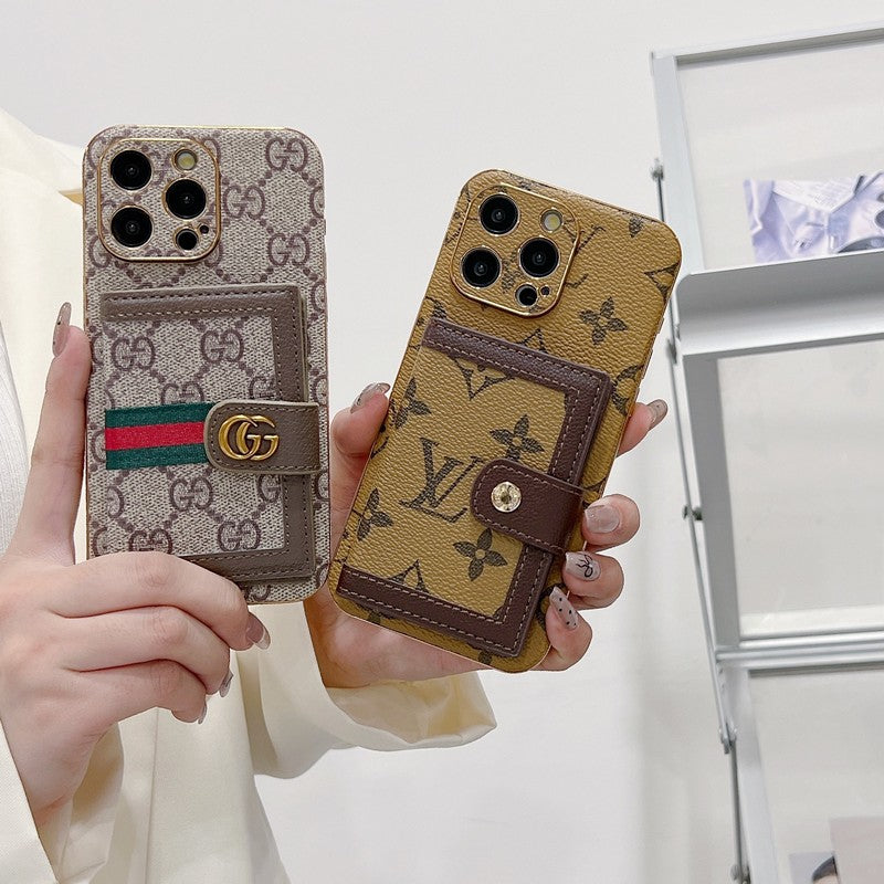 Lou Classic Color Card Bag iPhone Case