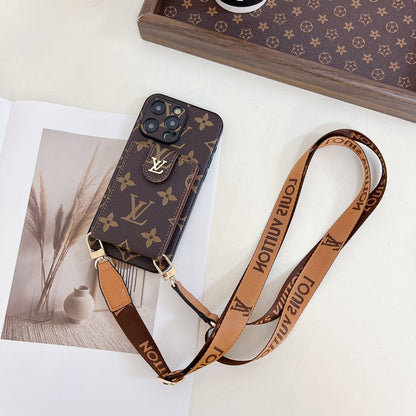 Lou Card Bag Crossbody Color Chain iPhone Case