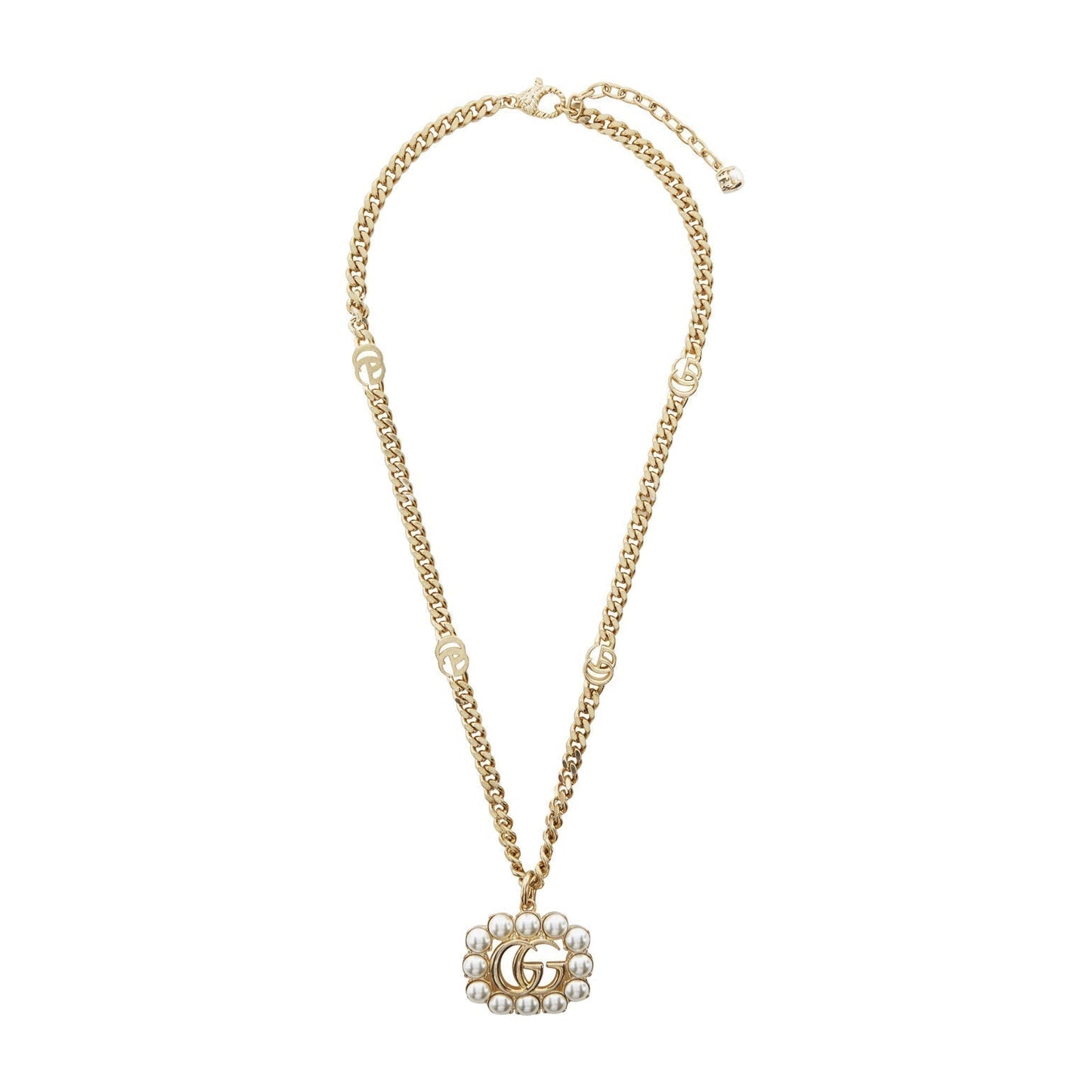 18K GG Pearl Necklace