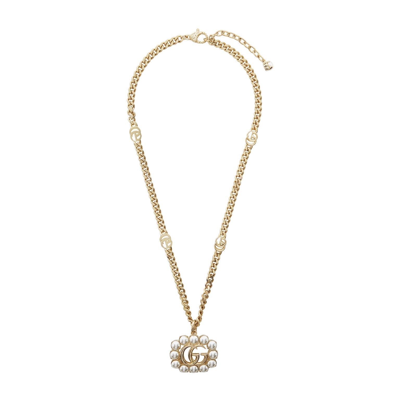 18K GG Pearl Necklace