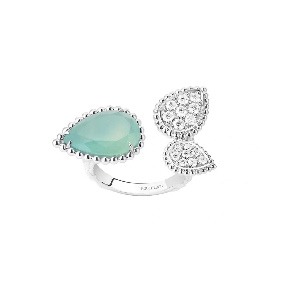 18K Boucheron Serpent Boh¡§¡§me Diamonds Ring