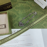 GG Interlocking G Heart Necklace