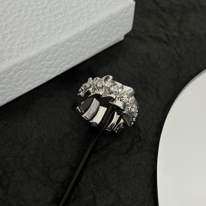 18K CD Archi Bar en Corolle Bague Ring