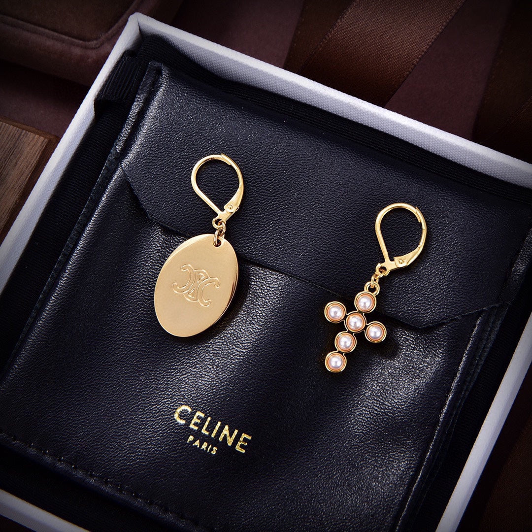 18K Triomphe Precious Earrings