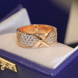 18K Liens Diamond Ring