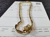 18K B.ZERO1  Diamonds Chain Link Necklace
