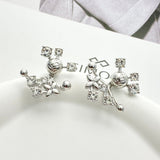 18K Louis Diamond Earrings