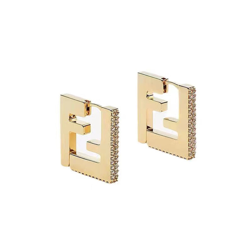 18K F Forever Crystals Earrings