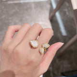 18K Serpent Boh¡§¡§me Diamonds Ring