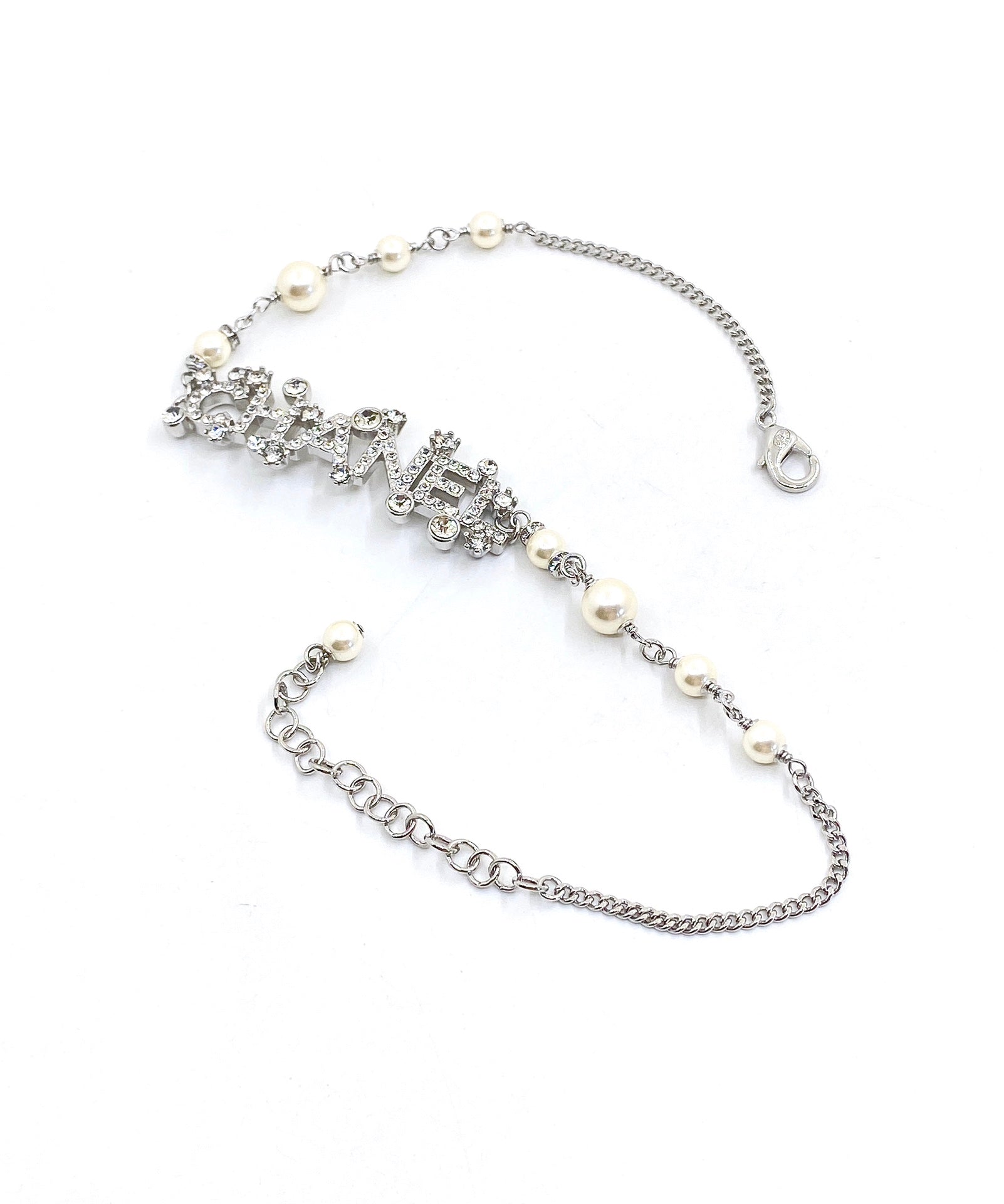 18K CC Crystals Necklace