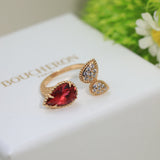 18K Serpent Boh¡§¡§me Diamonds Ring
