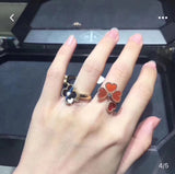 18K Sweet Alhambra Effeuillage Ring