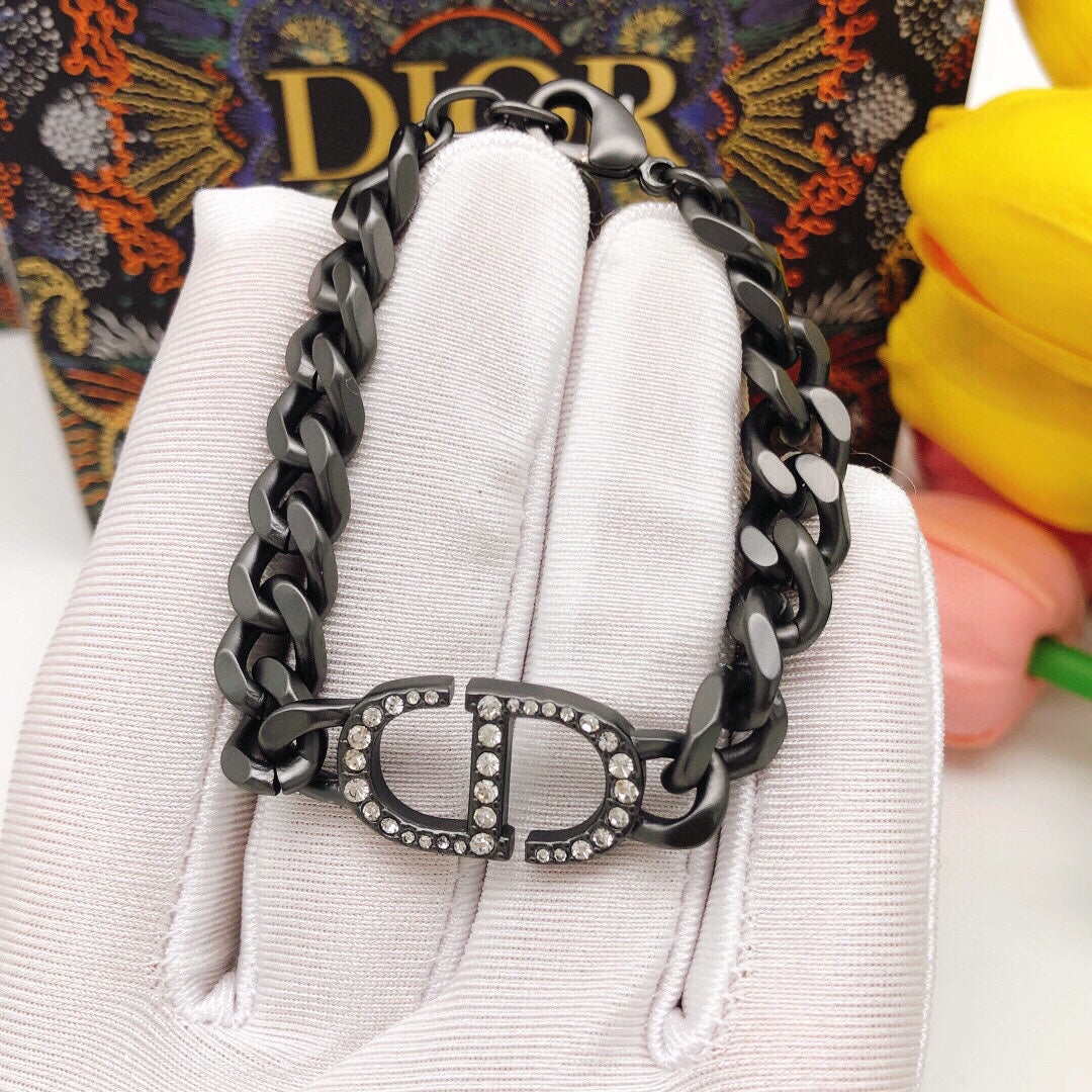 18K CD 30 Montaigne Black Bracelet