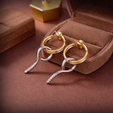 18K BB Screw Earrings