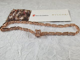 18K B.ZERO1  Diamonds Chain Link Necklace