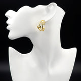 18K Triomphe Heart Earrings