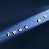 18K GG Letter Bracelet