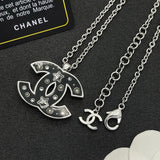 18K CC Black Star Gold Necklace