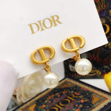 18K CD Tribales Pearls Earrings