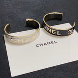 18K CC Black & White Gold Bracelet
