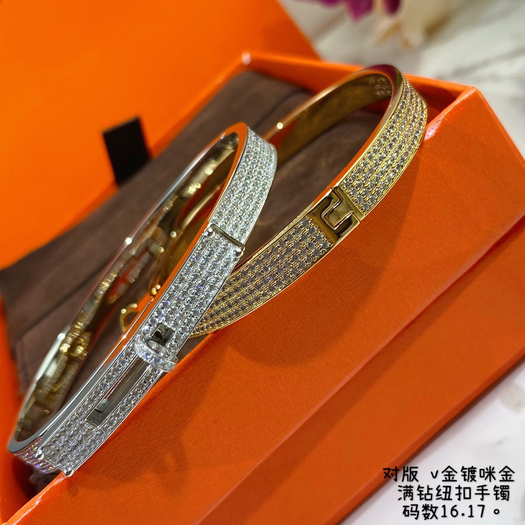 18K Yellow Gold Kelly Diamonds H Bracelet