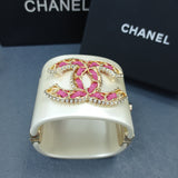 18K CC Pink Crystals Bracelet