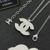 18K CC Black Star Gold Necklace