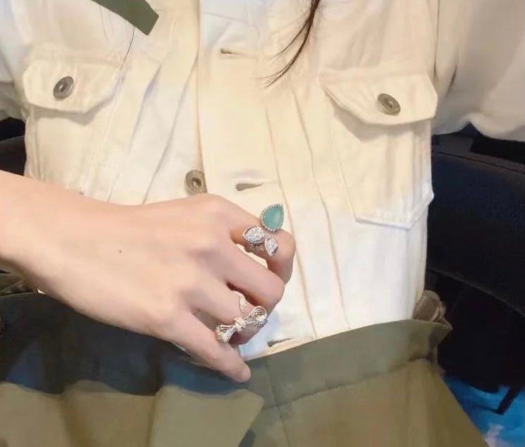 18K Serpent Boh¡§¡§me Diamonds Ring