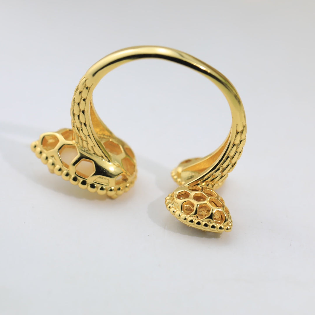 18K Serpent Boh¡§¡§me Diamonds Ring