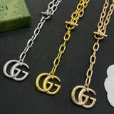 18K GG Big Gold Chain Necklace