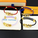 18K Louis Monogram Purple Gold Bracelet
