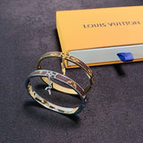 18K Louis Vintage Pendant Gold Bracelet