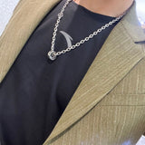 GG Circle Pendant Necklaces