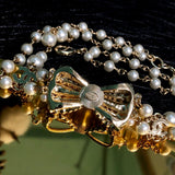 18K CC Bow Choker Necklace