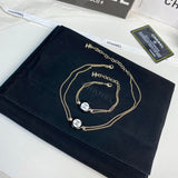 18K CC Chain Choker Necklace